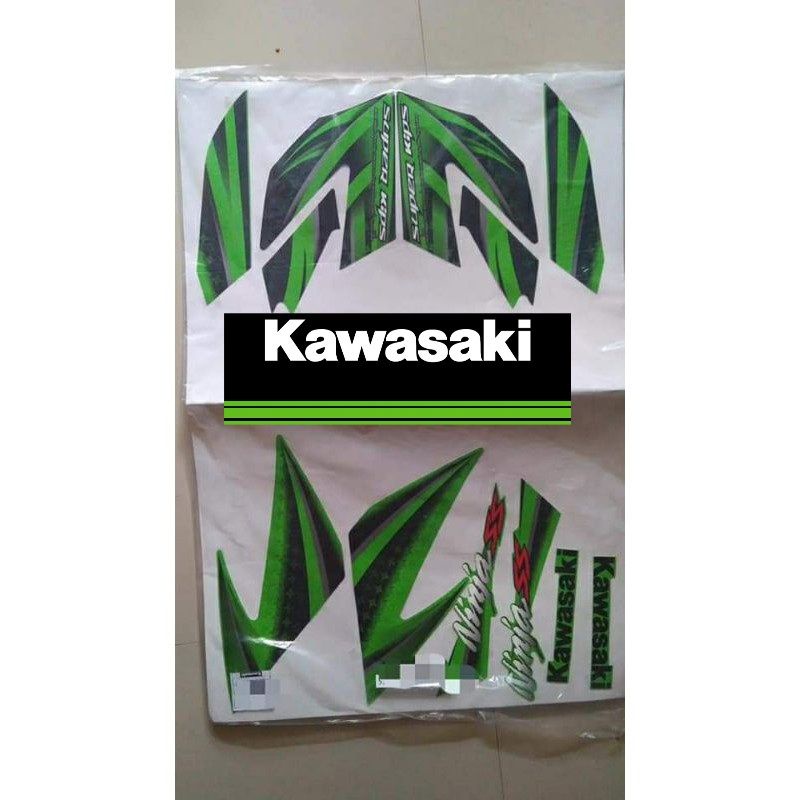 striping ninja ss 2012 hijau original 100 persen ori