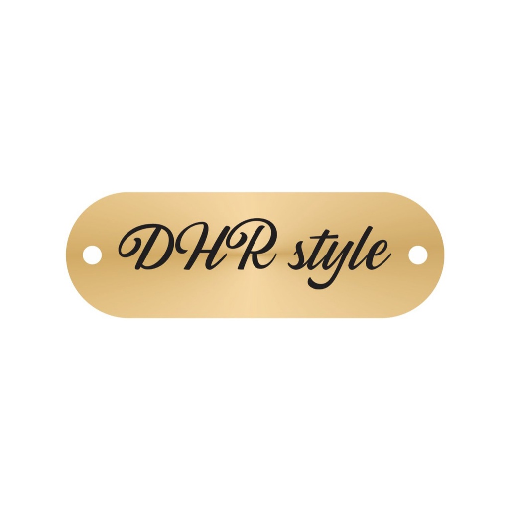 

label akrilik DHR Style 100 pcs