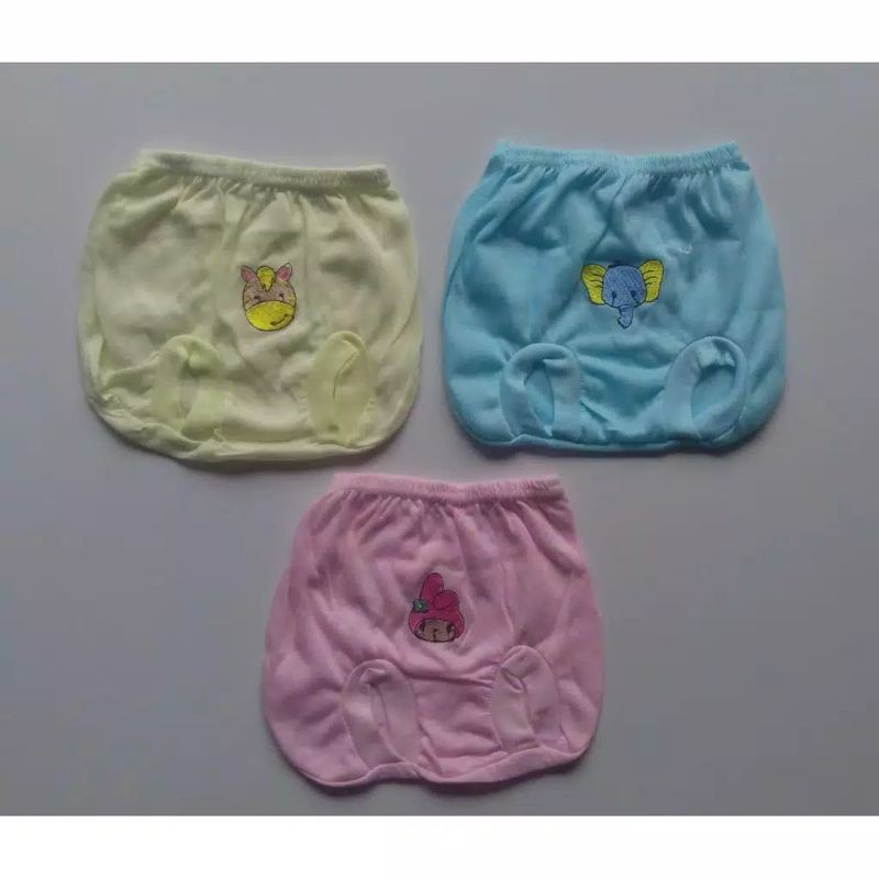 12pcs Celana Pop/Celana Kacamata Bayi Bordir