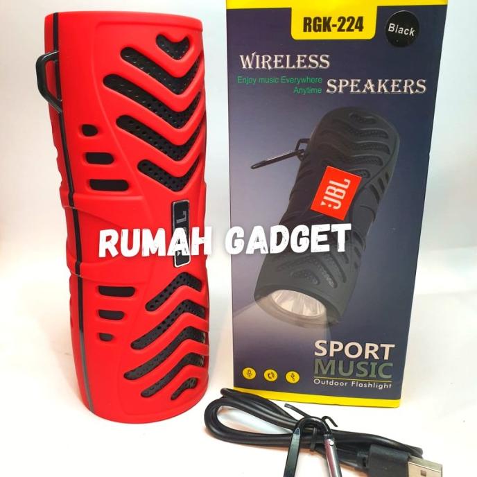SPEAKER JBL BLUETOOTH WIRELESS SPEKER PORTABLE RGK 224 MUSIC BOX