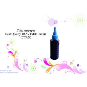 Tinta Artpaper Best Quality 100% Tidak Luntur. (CYAN)