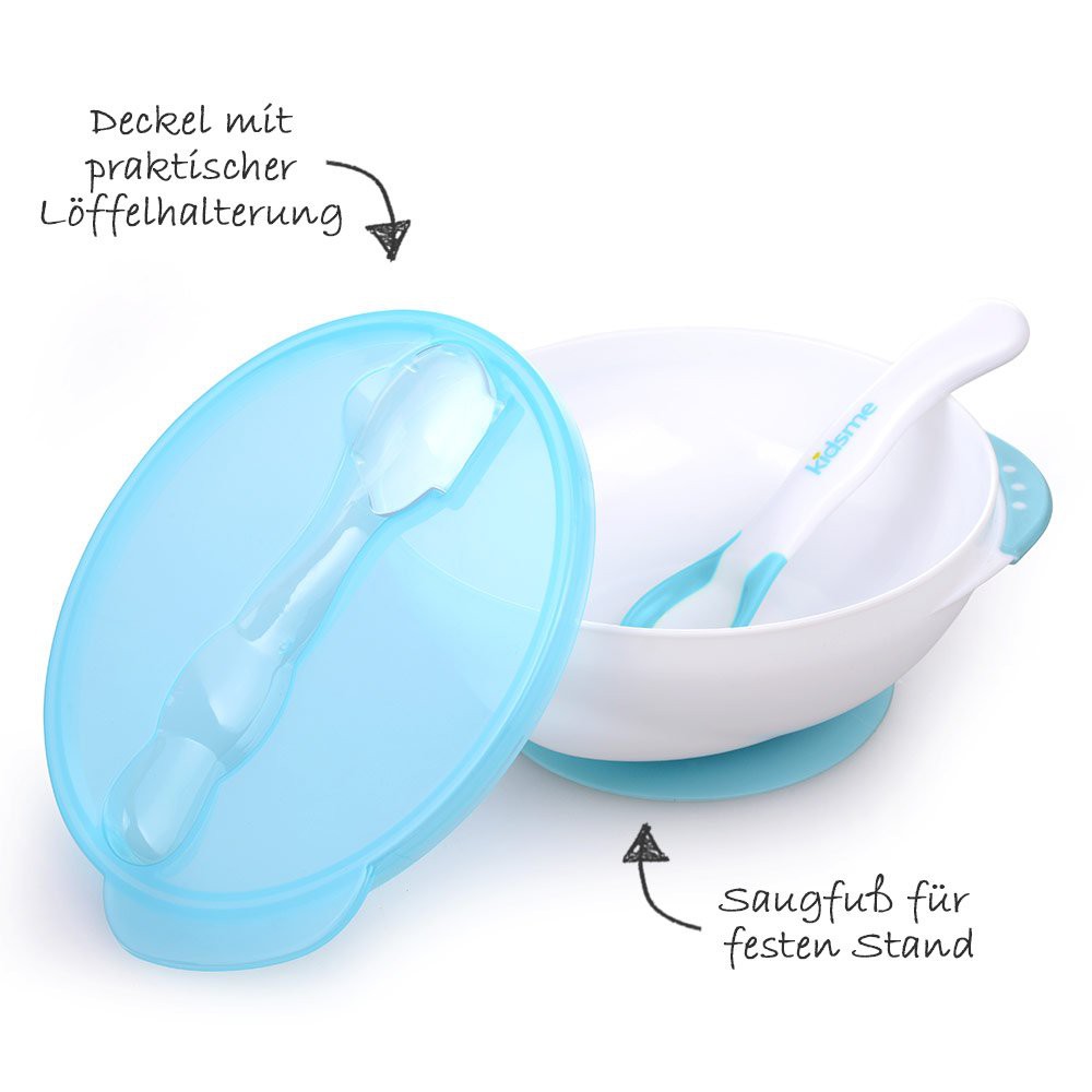 Kidsme Suction Bowl With Temperature Spoon