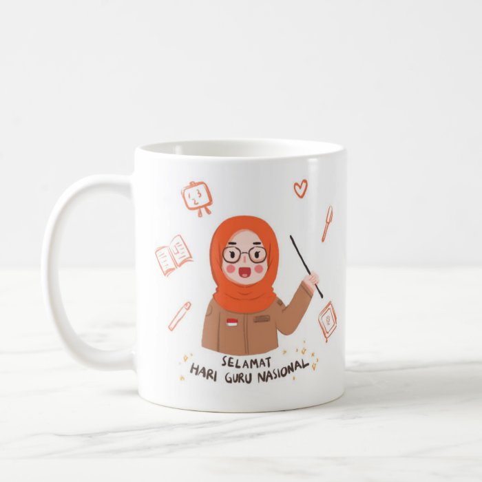 Mug Carakter avatar guru | Hadiah untuk guru