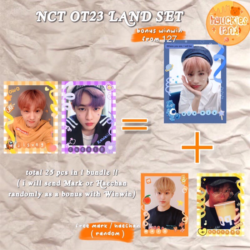 NCT OT23 LAND SET ( POLAROID DECO )