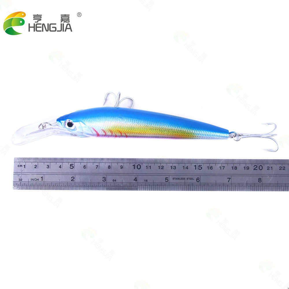 HENGJIA 1Pcs New Floating Minnow Umpan Pancing 180mm 41g Swimbait Fishing Lure Bass Wobbler Ikan Kecil Kail Memancing Kait
