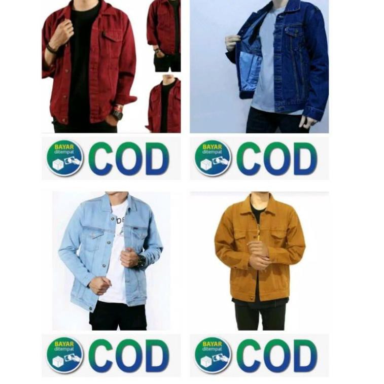jaket jeans cowok jaket jeans trend jjaket jeans pria bisa  2F4