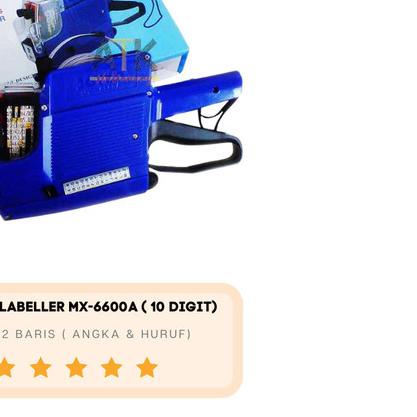 

✶ Price Labeller 2 Baris Joyko ( Label Harga) MX-6600A atk ✩