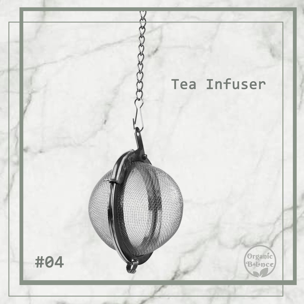 Stainless Steel Mesh Ball Tea Infuser/ Tea Strainer /Tea Filter /Saringan Teh Lock Ball Shape #04