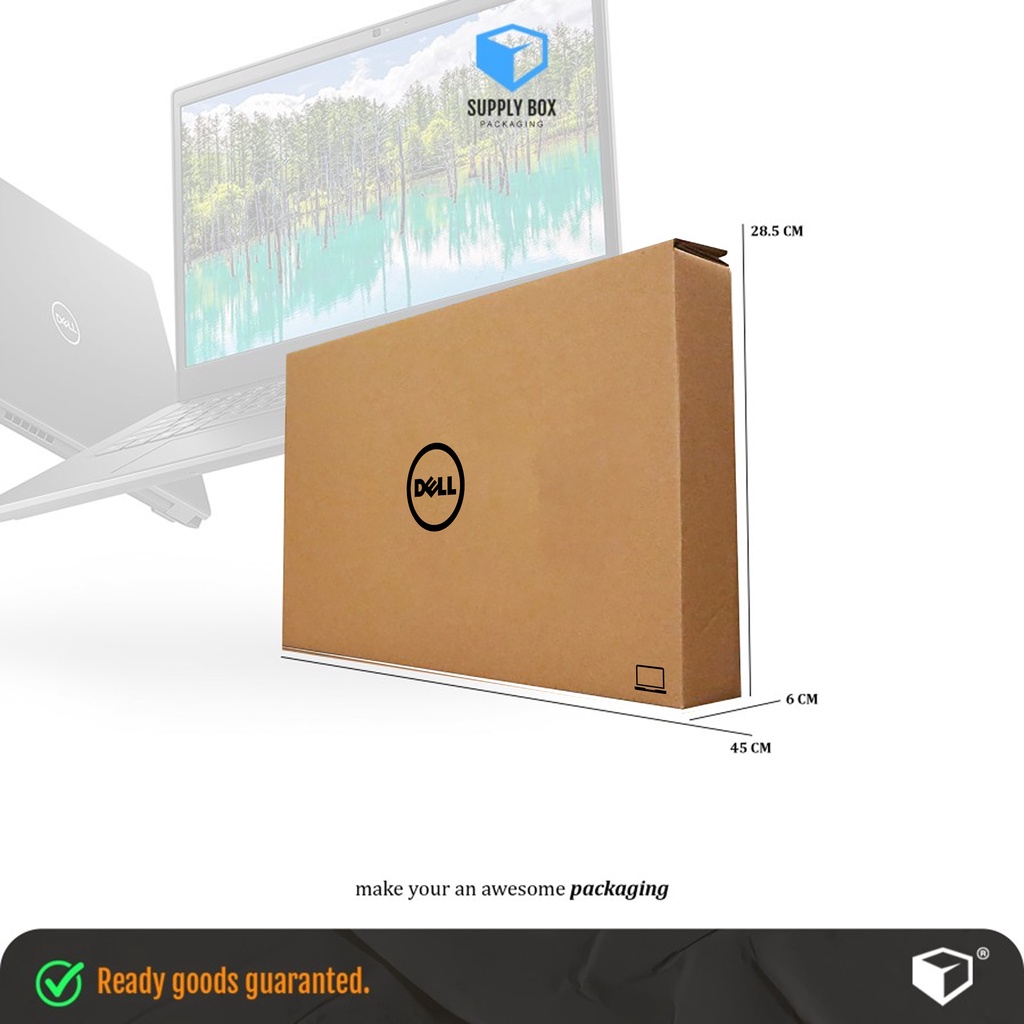 

BOX LAPTOP DELL 1 SET | 45x6x28.5 cm | Cardboard