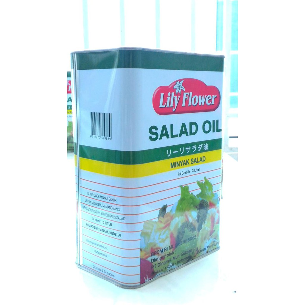 

PROMO ENAK Lily Flower Salad Oil / Minyak Salad 3 liter Terlaris