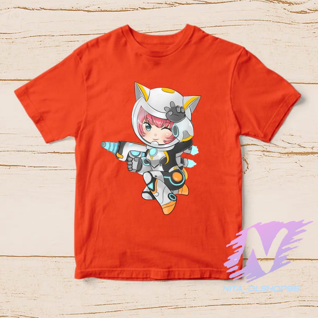 kaos anak mobile legends hero kimmy