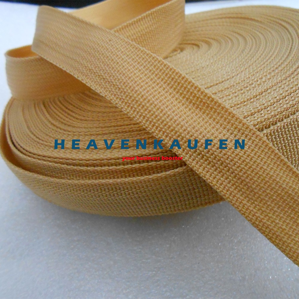 Webbing Tas 2,5 cm Warna Cream Krem Murah Meteran