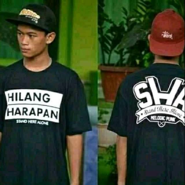 T Shirt Stand Here Alone Shopee Indonesia