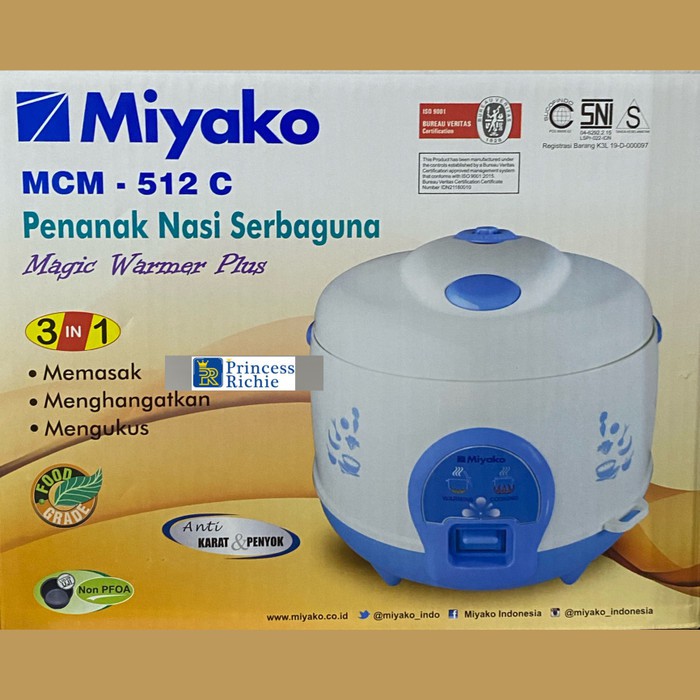 Magic Com Miyako MCM 512 C - 1.2L PROMO