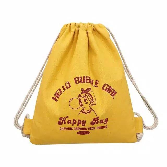 New stringbag serut-tas ransel serut happy bag