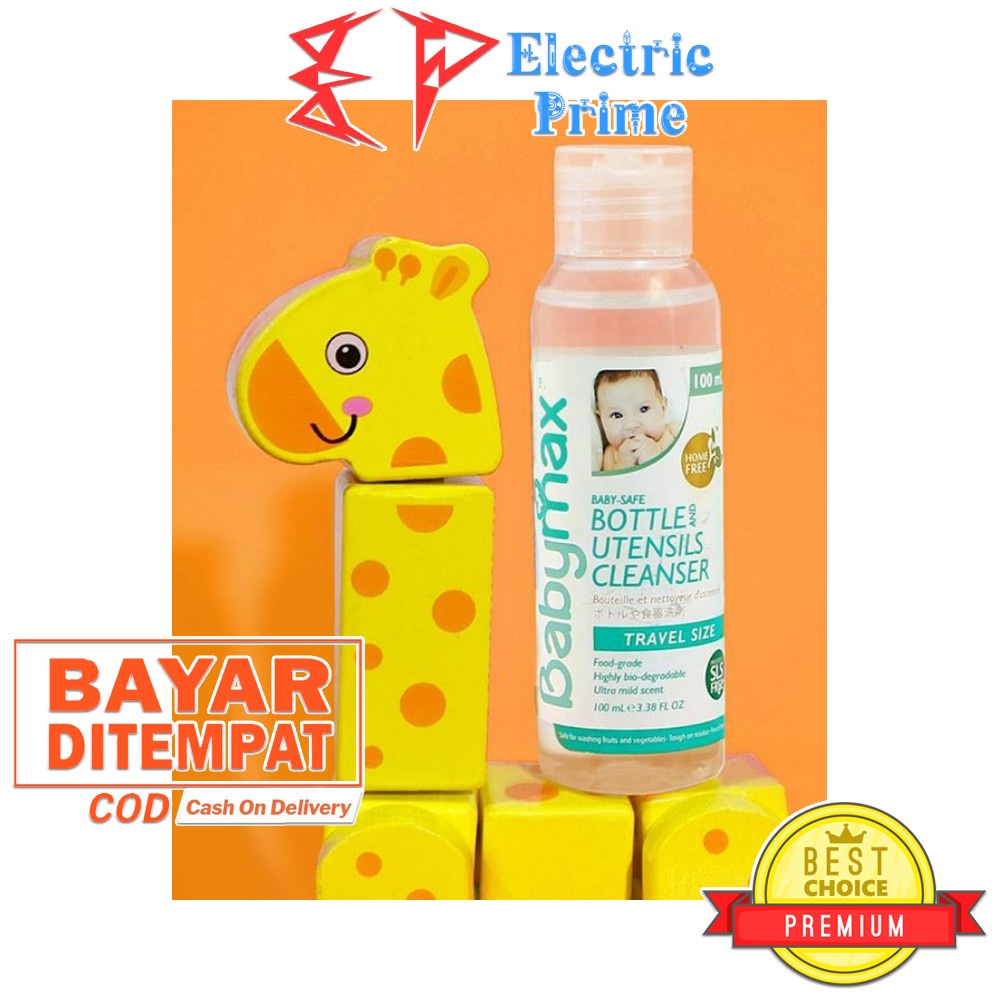 Babymax Detergent Bottle Untensils Cleanser Travel Size 100ml