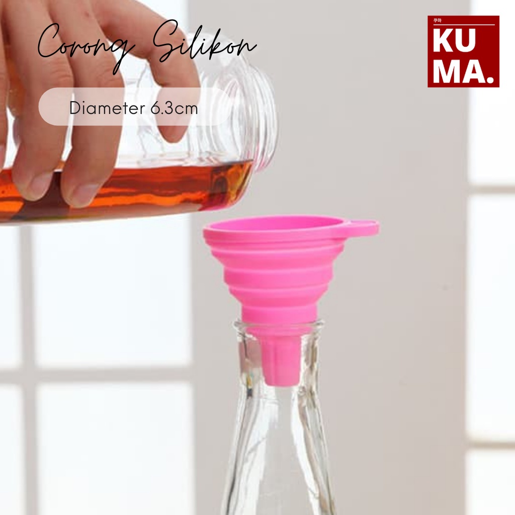 CORONG SILIKON FOOD GRADE WARNA-WARNI | corong kecil