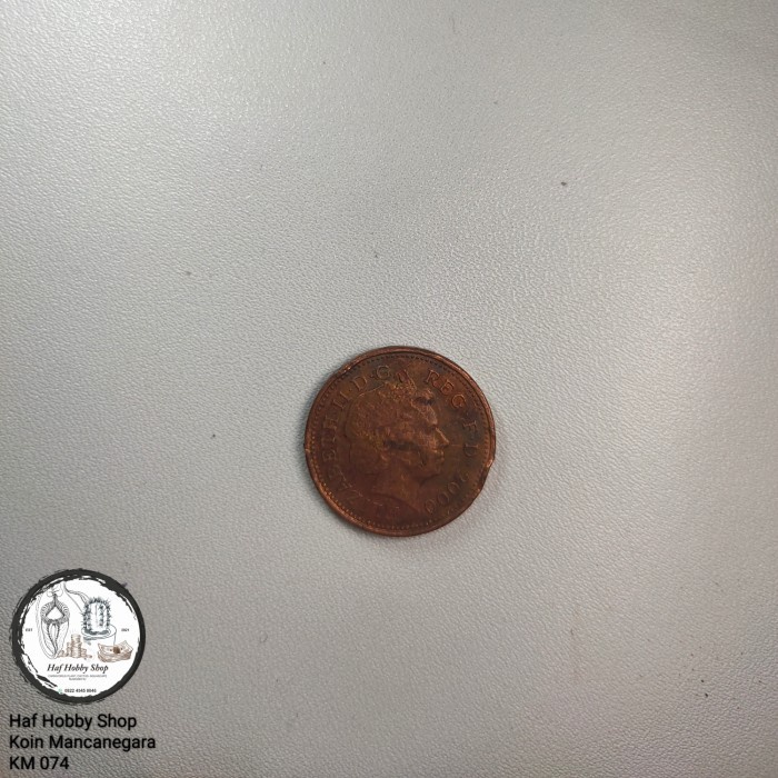 Koin Kuno One Peny Elizabeth 2 Tahun 2000