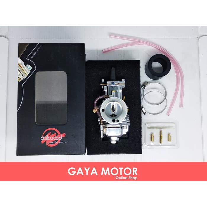 KARBU PWK KOTAK 28/32 HITAM BLACK SERIES WILWOOD KARBULATOR PWK KOTAK WILWOOD 28/32 UNIVERSAL