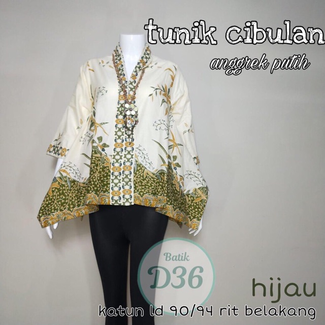 BLUS CIBULAN ANGGREK PUTIH SUPER JUMBO LD 120 XXXXXL 5L BATIK CANTIK BLOUSE BIG SIZE SERAGAM PLUS SIZE KANTOR KERJA PESTA KONDANGAN NIKAHAN