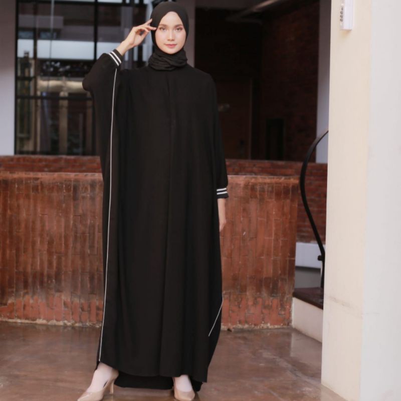 ABAYA GAMIS KAFTAN VISCA CLOAK FASHION MUSLIM SOFT LEXUS TERMURAH