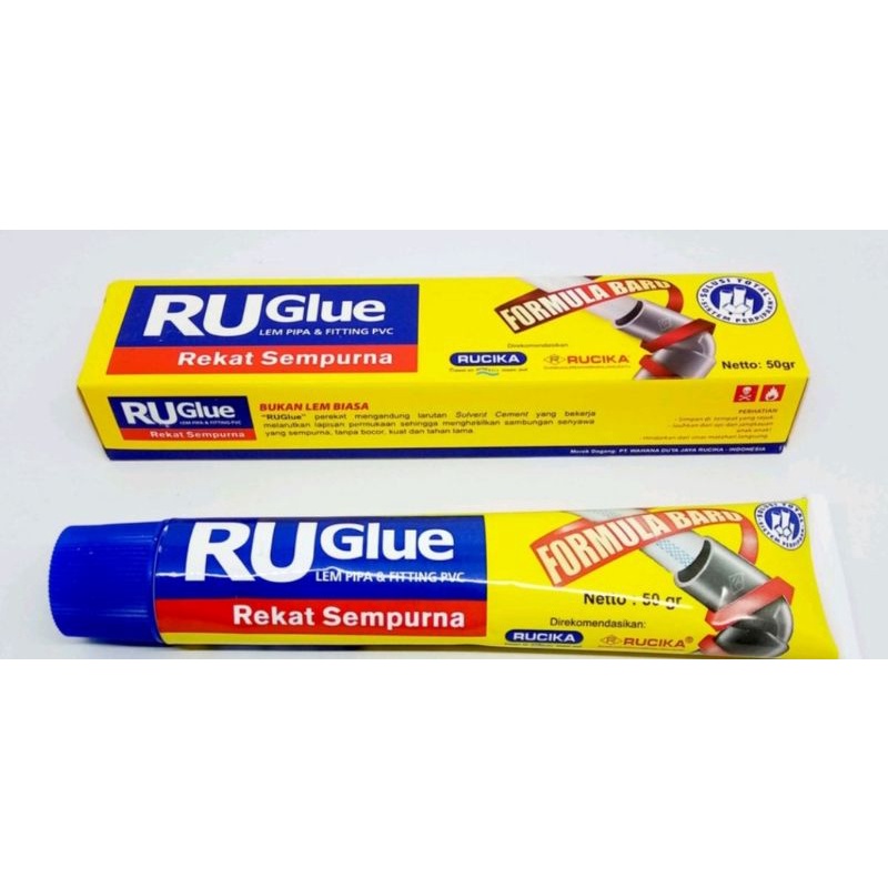 

Ruglue Lem PVC 50gr