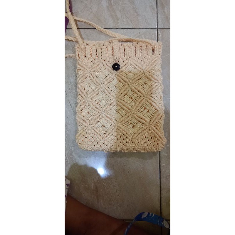 

tas tali kur motif kotak