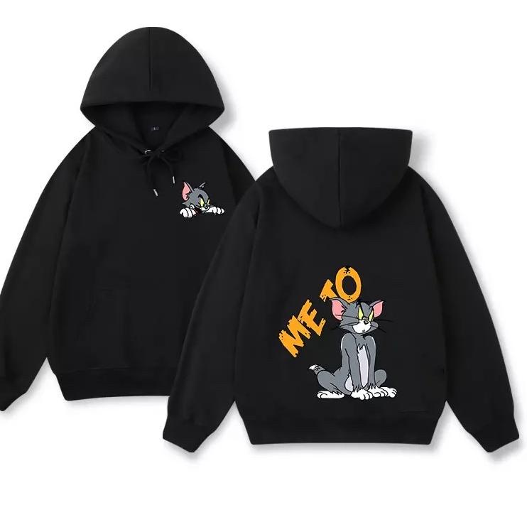 Tren Kekinian.. Jaket Sweater Hoodie COUPLE premium - SWEATER COUPLE motif|TOM&JERRY only you