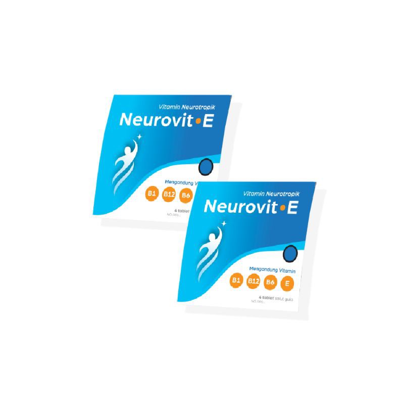 Neurovit E Vitamin B Kompleks dan Vitamin E Strip Isi 4