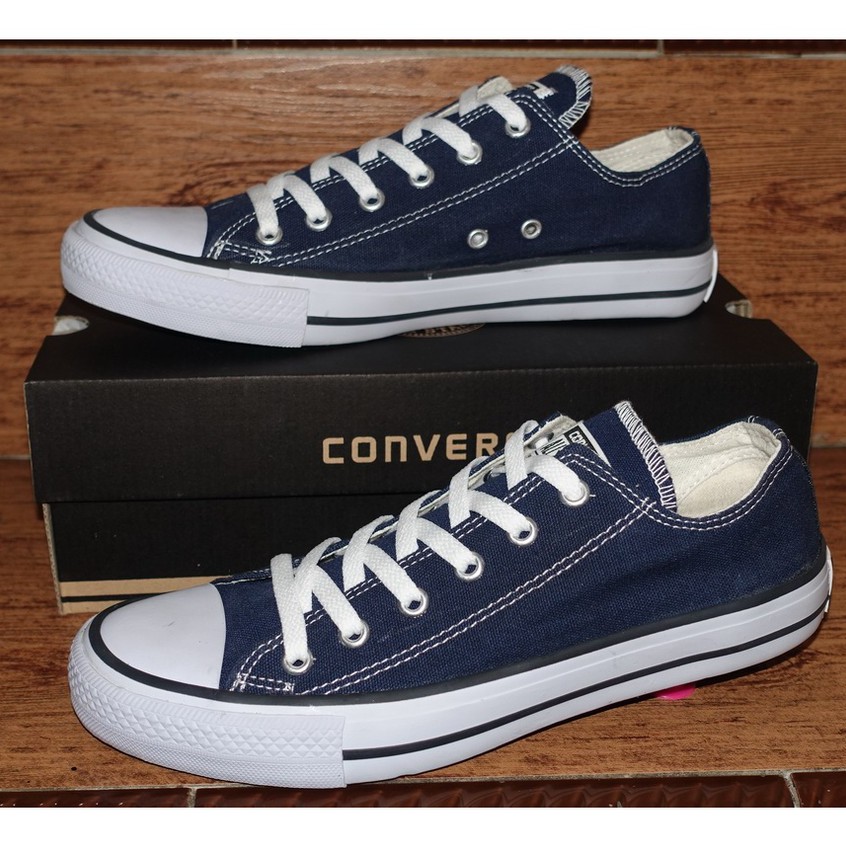 SEPATU CASUAL CONVERSE ALL STAR CLASSIC ( OVEN+STROUBLE PABRIKAN DIJAMIN AWET )-biru navy/dongker
