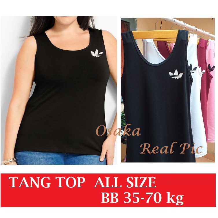 Tanktop Wanita Tangtop Tank Top Tengtop Tali besar dan kecil All size