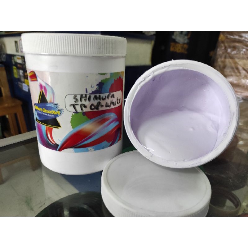 Rubber TR 08 Tinta Pasta sablon white 1kg