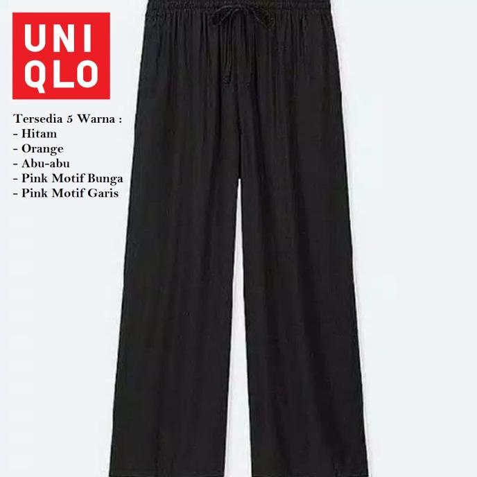 CELANA KULOT PANJANG UNIQLO JUMBO WANITA RAYON RELACO PANTS MUSLIM