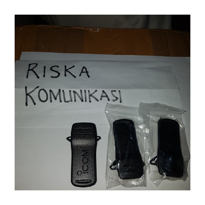sparepart JUAL BELT CLIP HT ICOM V8 GANTUNGAN HT ICOM V8 19DEZ