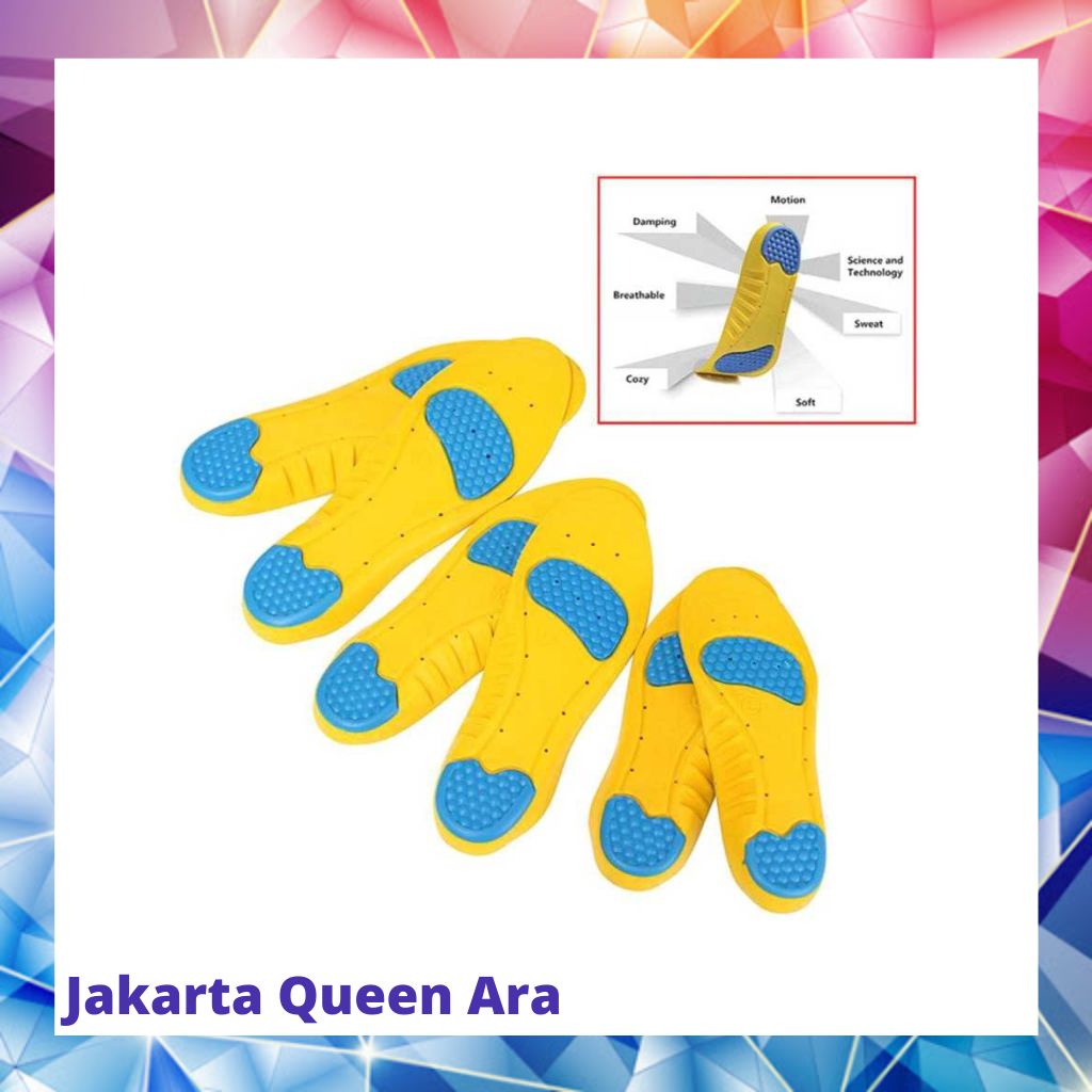 SUNVO Alas Sol Dalam Sepatu Olahraga Running Cushion Insole