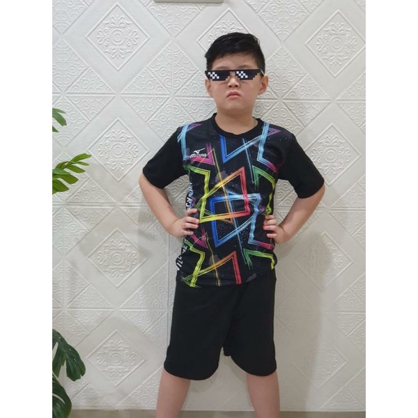 KAOS MIJUNO ANAK/KAOS VOLI ANAK/STELAN VOLI ANAK/KAOS ANAK/PAKAIQN OLAH RAGA ANAK