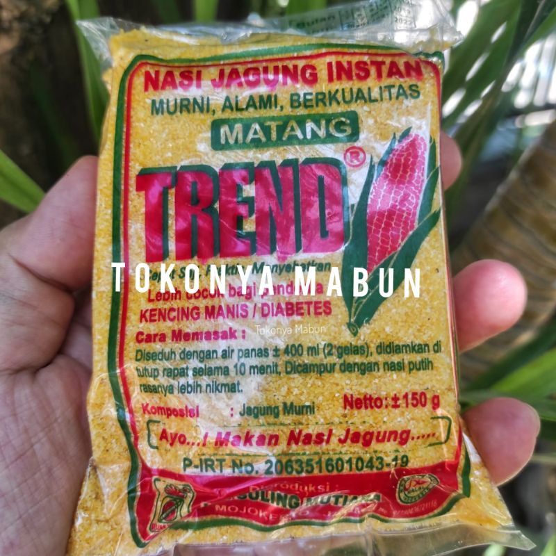 

TOKONYA MABUN NASI JAGUNG INSTAN "TREND" / EMPOG 150GR