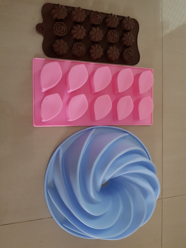 Cts-0081 Cetakan Silikon Coklat Fondant Puding Sabun Lilin Daun