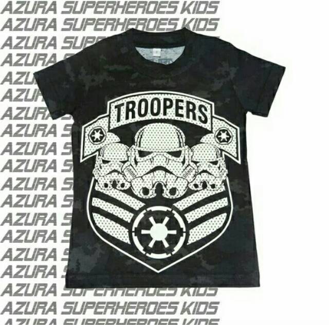 Kaos Superhero Anak Troopers