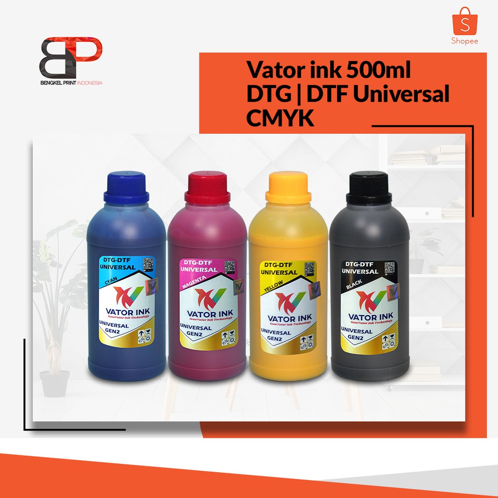 Tinta Vator Universal Gen 2 COLOR for DTG | DST | DTF 500ml