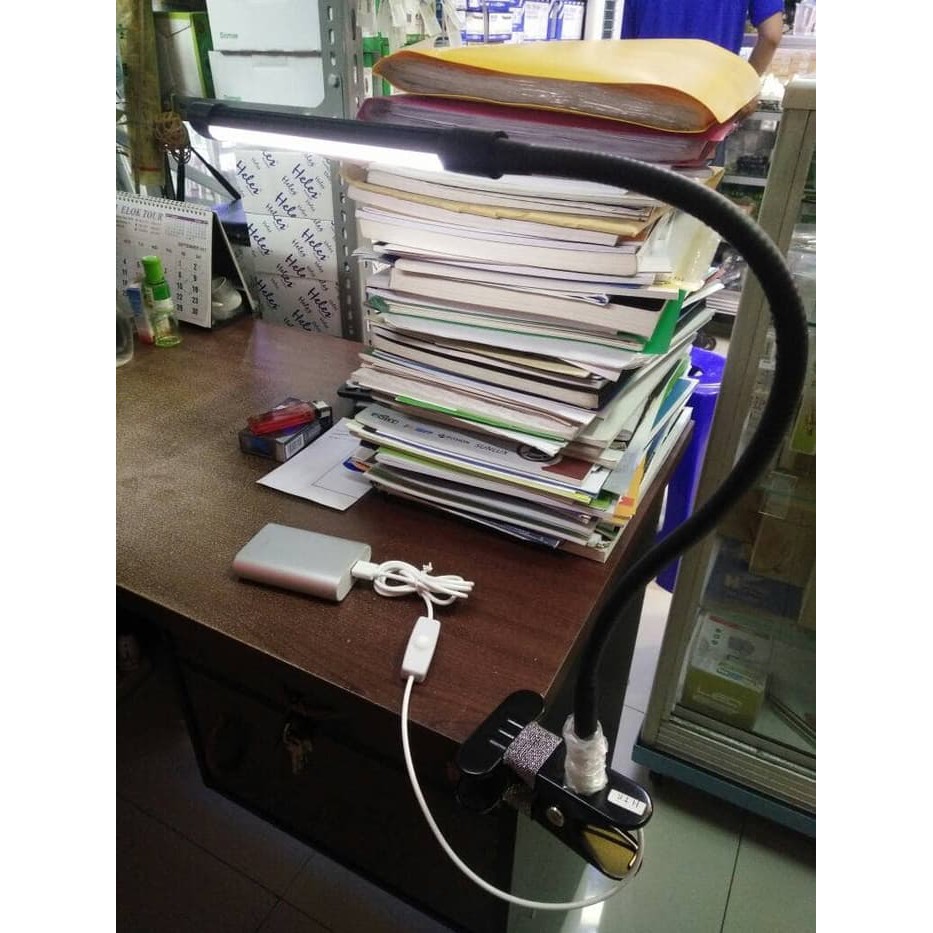 lampu belajar Led AC DC / lampu kerja / lampu led