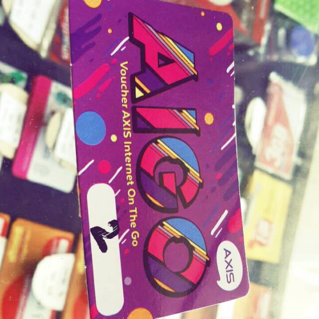 Voucher Axis Aigo 1 ( 3G / 4G  ) + 1 gb ( 4G ), masa aktif voucher 30 hari.