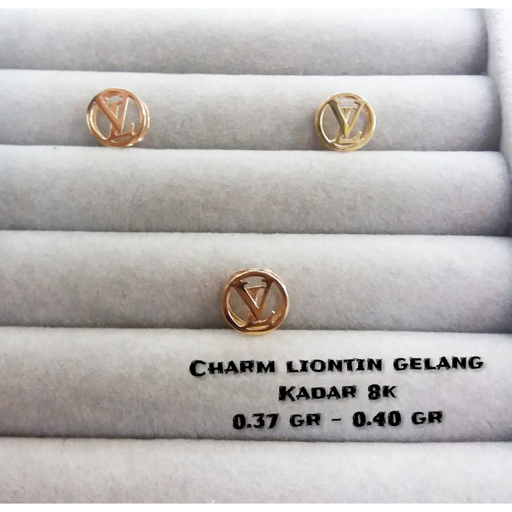 Charm gelang ringan kadar 375/8karat cocok untuk kado