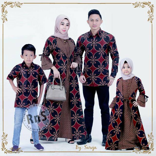 COUPLE JESSY TERBARU • KERAH JAS BERBUSA • COUPLE BATIK • SARIMBIT BATIK • COUPLE KELUARGA •