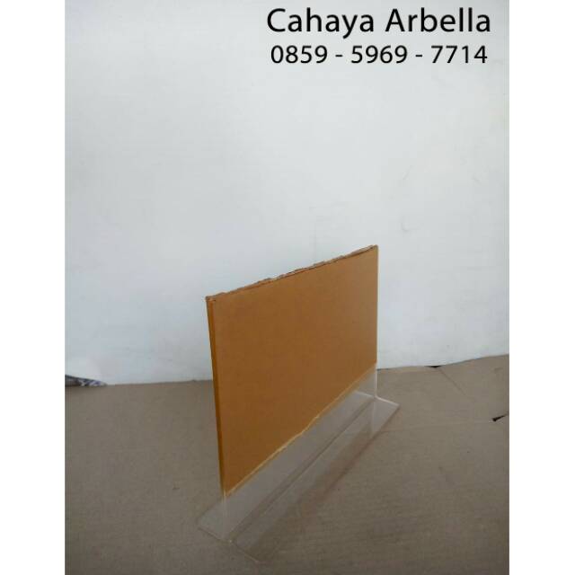 

Acrilik Tent Holder/Tent Card A5 LANDSCAPE