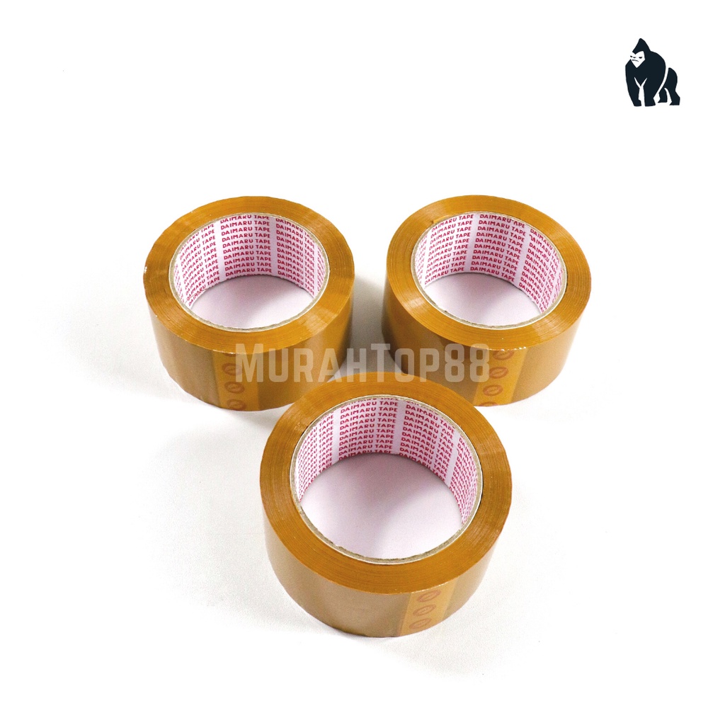 

Lakban Coklat 2 Inch Daimaru OPP Tape [48 MM x 90 YARD]
