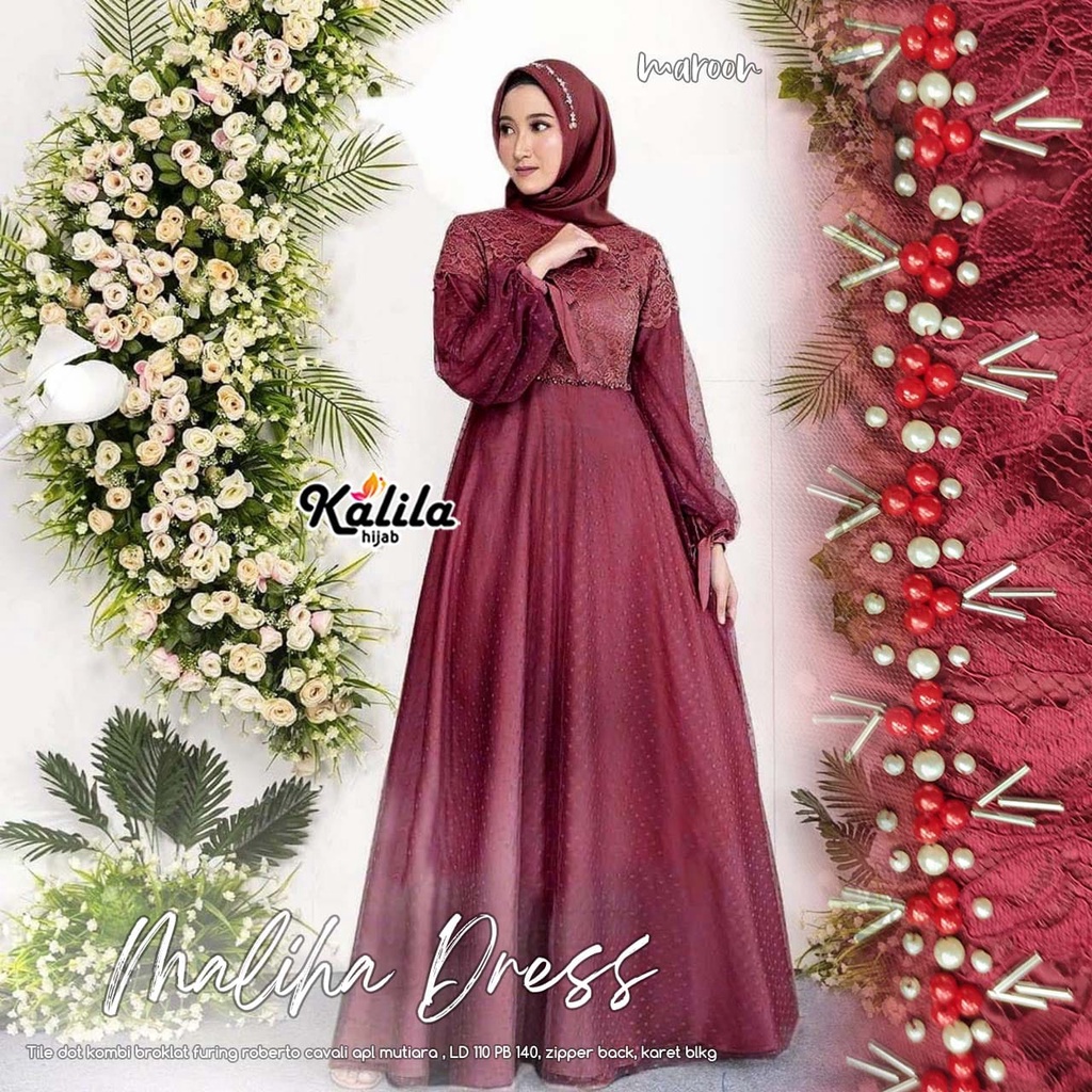 gamis maliha dress kalila