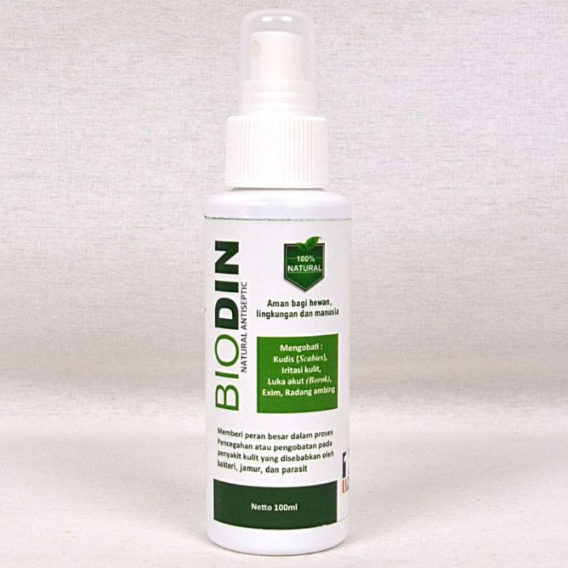 BIODIN SPRAY 100ML NATURAL ANTISEPTIC