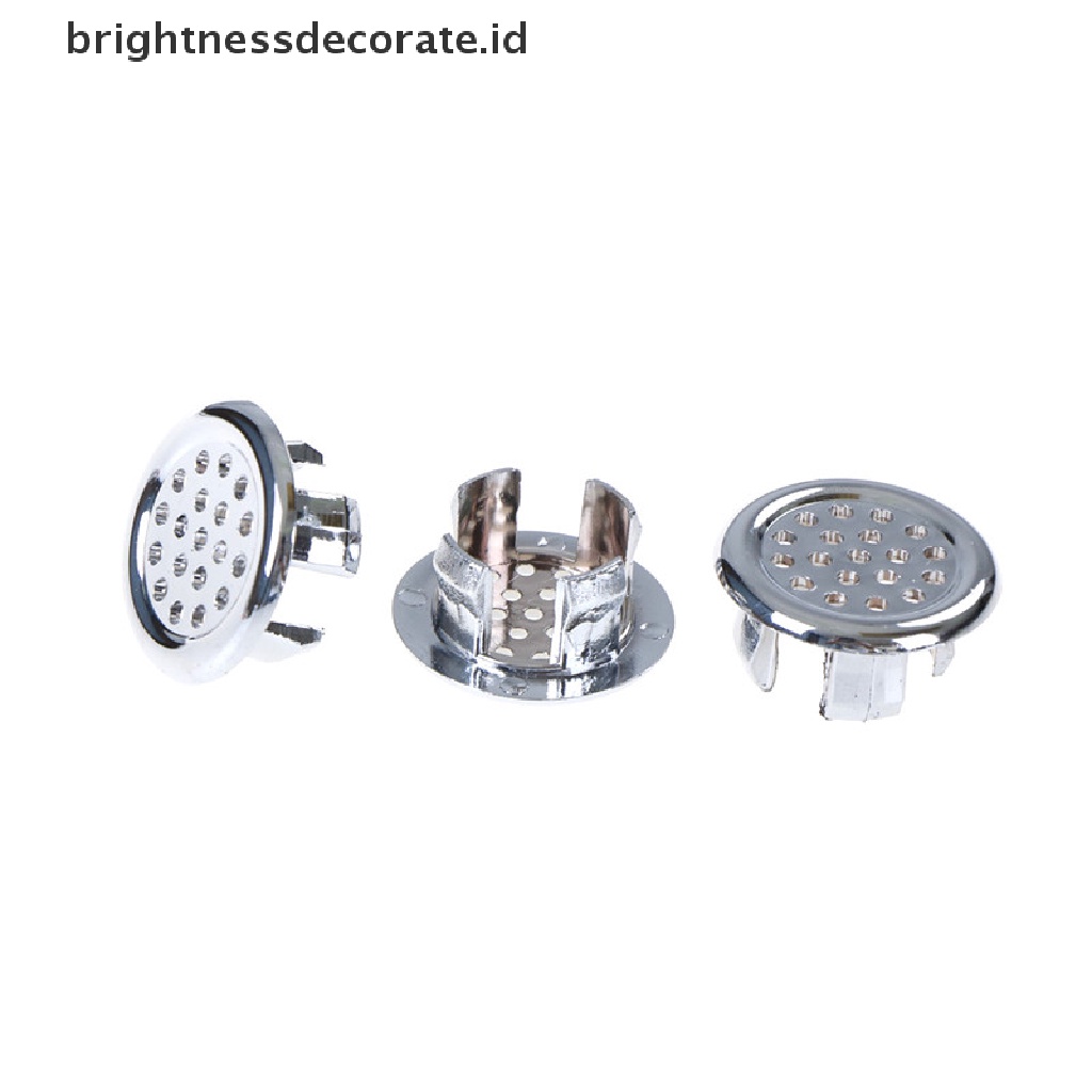 [birth] 3pcs Kitchen Sink Accessory Round Ring Overflow Spare Cover Waste Plug Sink Filter Bathroom Basin Sink Drain [ID]