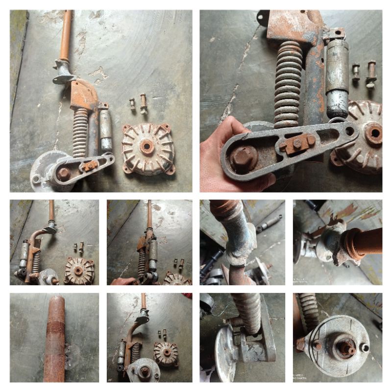 Batang forek fork set vespa super original copotan
